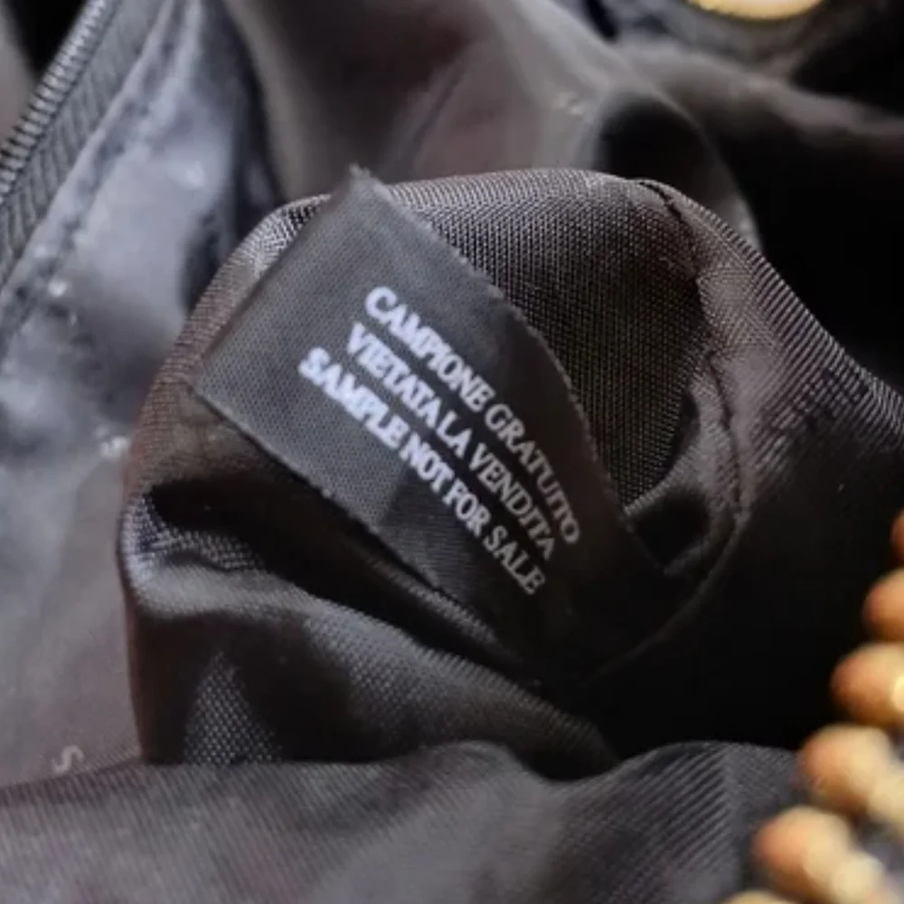 Versace Black Backpack with Gold Accents - Picture 10 of 11